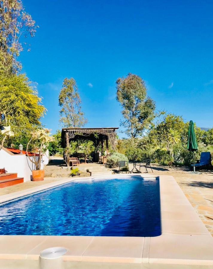 La Rustica En Vinuela, Piscina Privada Villa Bagian luar foto