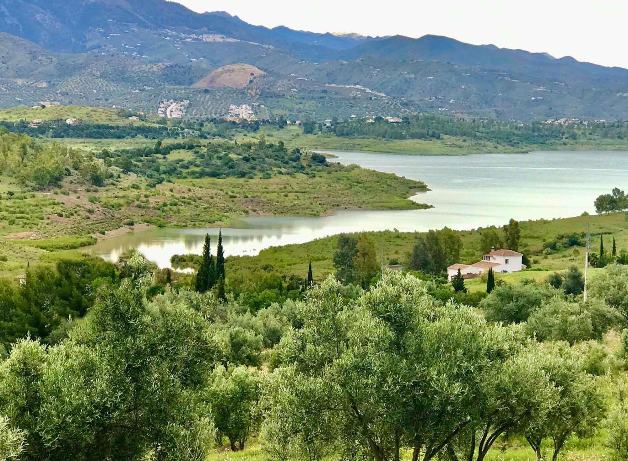 La Rustica En Vinuela, Piscina Privada Villa Bagian luar foto